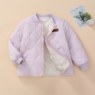 一体棉衣儿童校服神器男童保暖外套女童加绒中大学生内胆冬季童装