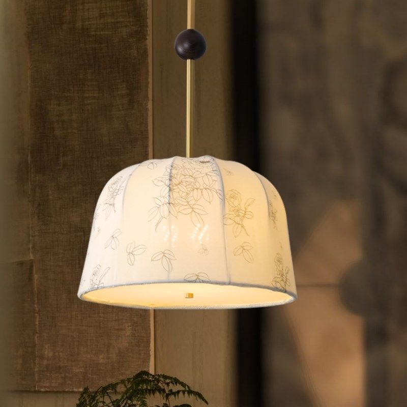 新中式卧室吸顶灯实木法式复古客厅布艺吊灯中古风全光谱书房灯具,家装灯饰光源,客厅吊灯,淘宝优惠券,粉丝福利购,淘宝优惠卷