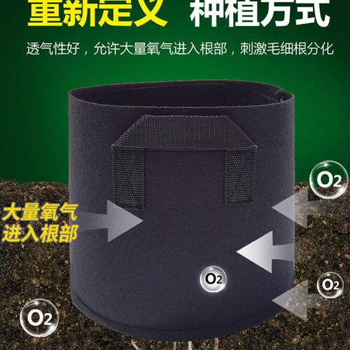 种植袋无纺布植树袋美植袋加厚育苗袋营养袋瓜果蔬菜楼顶种菜神器
