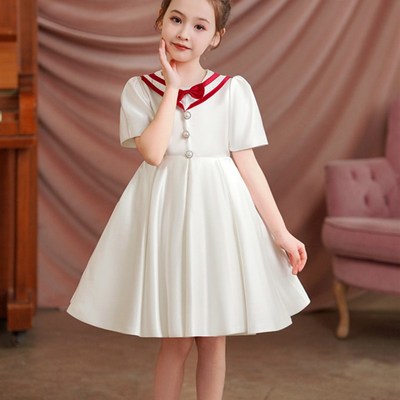 十一儿童合唱演出服抱婴袋裤小学生合唱团表演服装女童公主裙中国