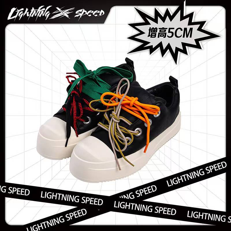 【李灿森同款】LightningSpeed时装周走秀款板鞋增高厚底鞋时尚