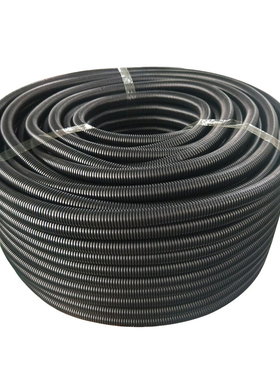 PE加厚黑色塑料尼龙波纹管穿线软管电线电缆保护套管管螺纹管开口