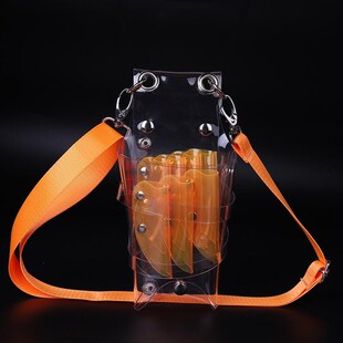 透明剪刀包发型师工具斜网红美发腰包挎个性剪发创意理发潮跨