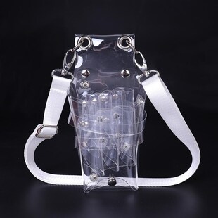 透明剪刀包发型师斜网红腰包工具美发挎个性创意理发剪发时尚