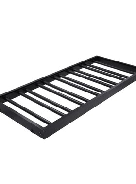 高端酒柜铝合金红酒斜放层架金属柜内黑悬挂装饰发光X酒展示架定