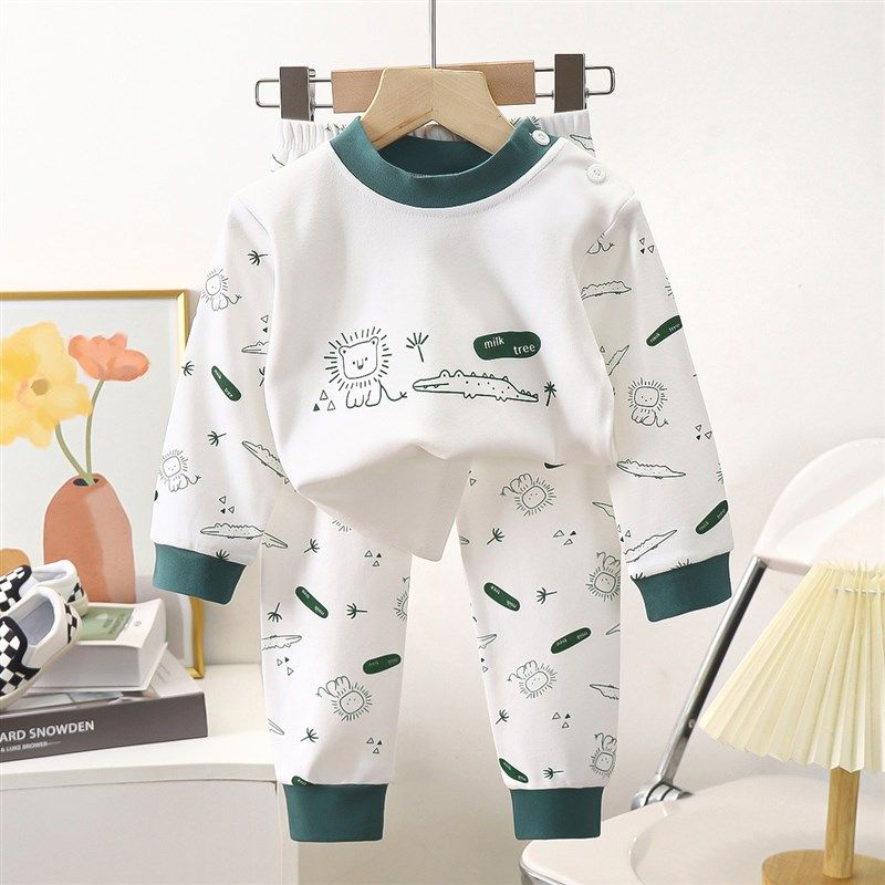 儿童内衣套装纯棉新款男童秋装睡衣女宝宝秋衣秋裤家居服童装,童装/婴儿装/亲子装,内衣套装,淘宝优惠券,粉丝福利购,淘宝优惠卷