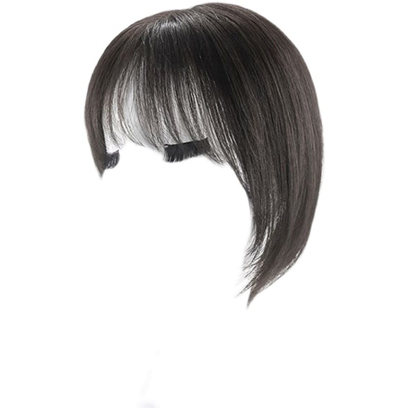 拓美假发片女头顶双递针补发片全真发增发量蓬松自然前额遮白发片