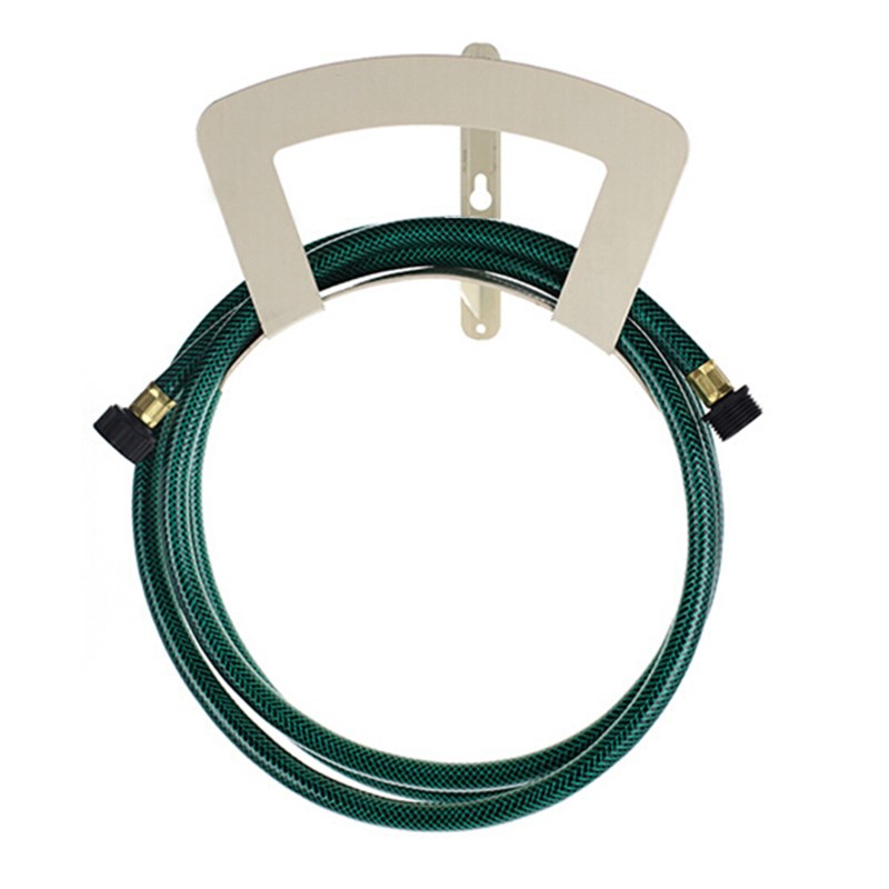 弘晨不锈钢挂墙式浇花水管收纳架绕管架洗车水管架绕管器家用卷管