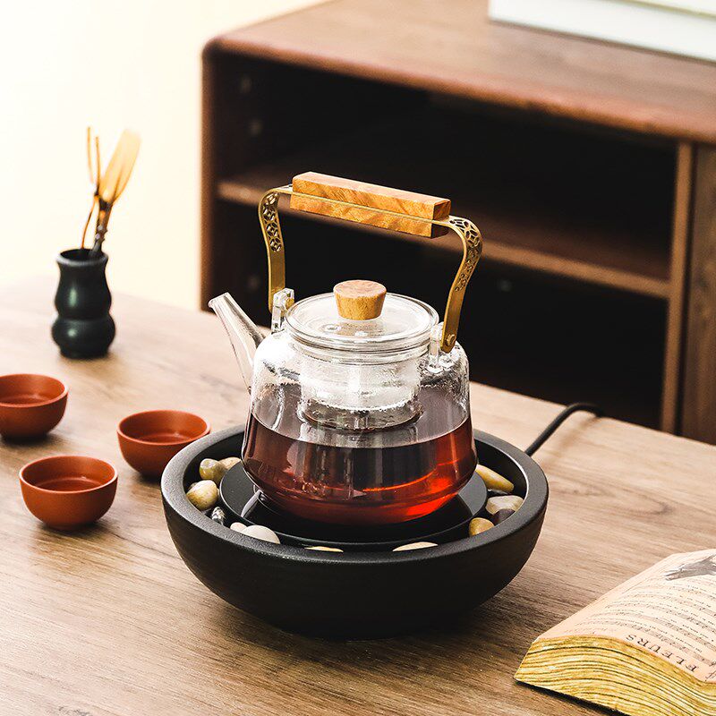 古舍电陶炉煮茶器家用送礼智能高档茶炉小号烧水玻璃壶静音泡茶
