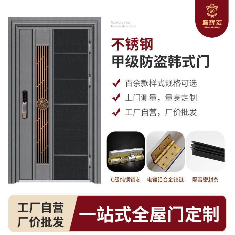 不锈钢防噪音韩式门单开门双开门规格齐全入户门别墅进户大门,玩具/童车/益智/积木/模型,其它,淘宝优惠券,粉丝福利购,淘宝优惠卷