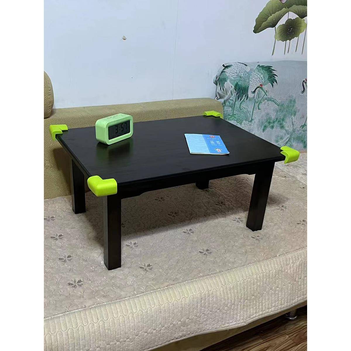 fc竹F77J99T7桌家用实木小茶几榻炕米炕上楠吃饭桌榻电脑矮桌子飘