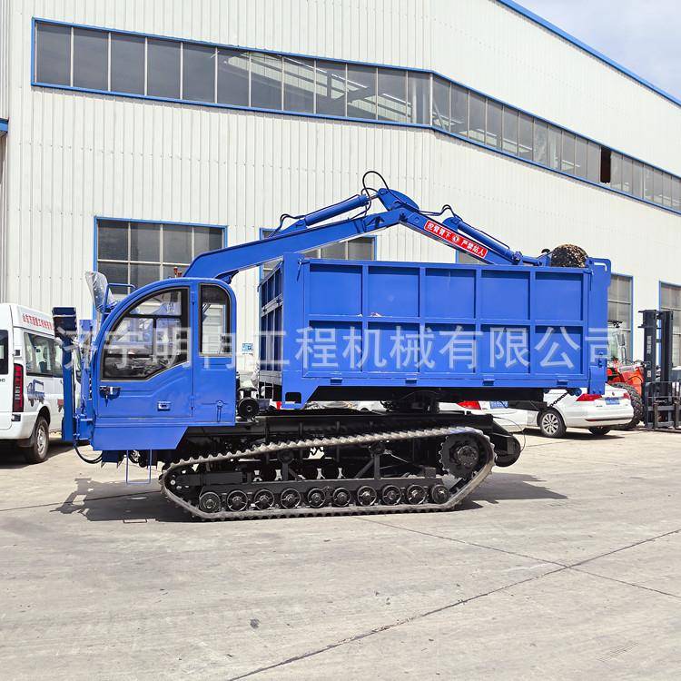 8吨0吨挖运一体机橡1胶履带式爬无品牌/坡随车挖鱼淤塘清挖坑爬山