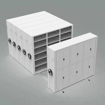 密集架档案室密集柜手摇式移动档案柜文件柜凭证柜货架智能密集柜