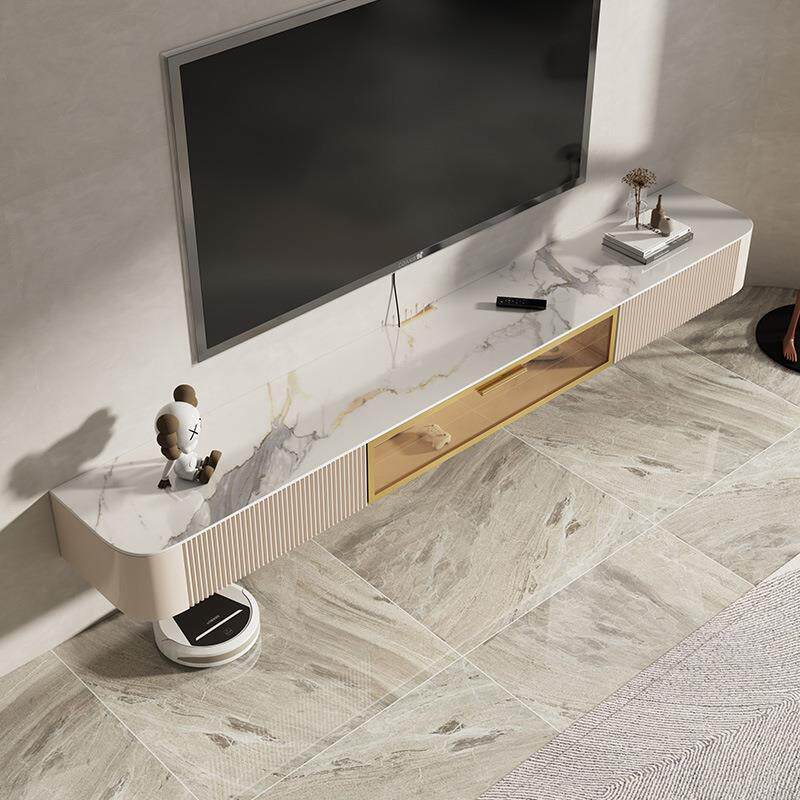 奢悬空壁挂式电视几柜轻茶小户实型现代简约挂墙PNR木客厅柜