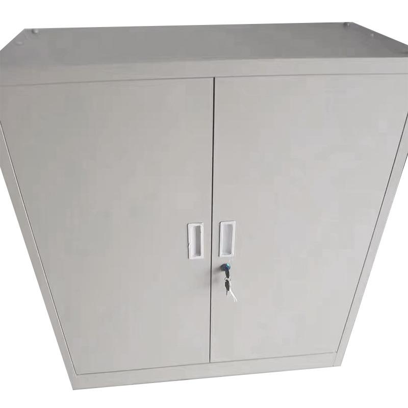 职员办公文储物柜室二门矮柜办公落地文件柜件钢制件推拉BTU文柜