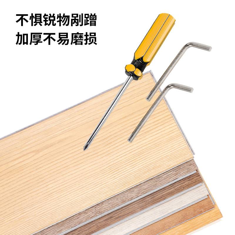 4mm厚SPC锁扣地板木纹石纹办公酒店工程装修卡扣式石塑地板