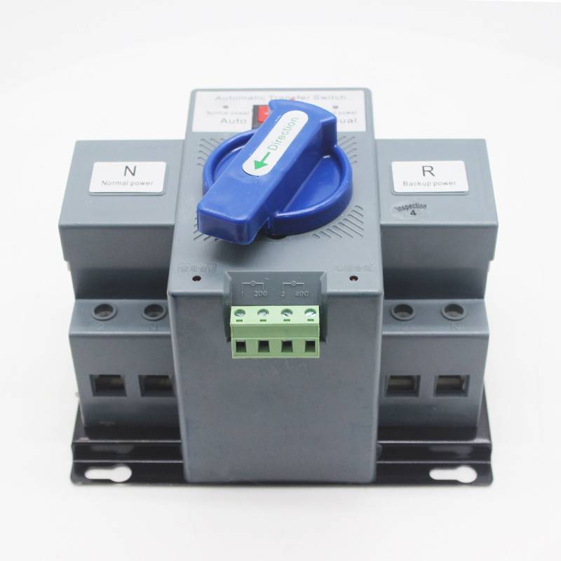 220V家用迷你型双电源自动转换开关2P 63A 32A英文版NLQ1-63/2P