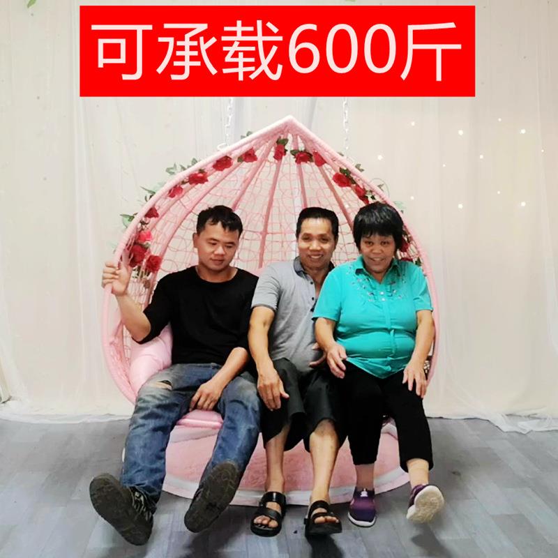 双人篮藤椅杆户吊双外秋千吊EH-010椅懒子摇篮网红室内阳台人家用