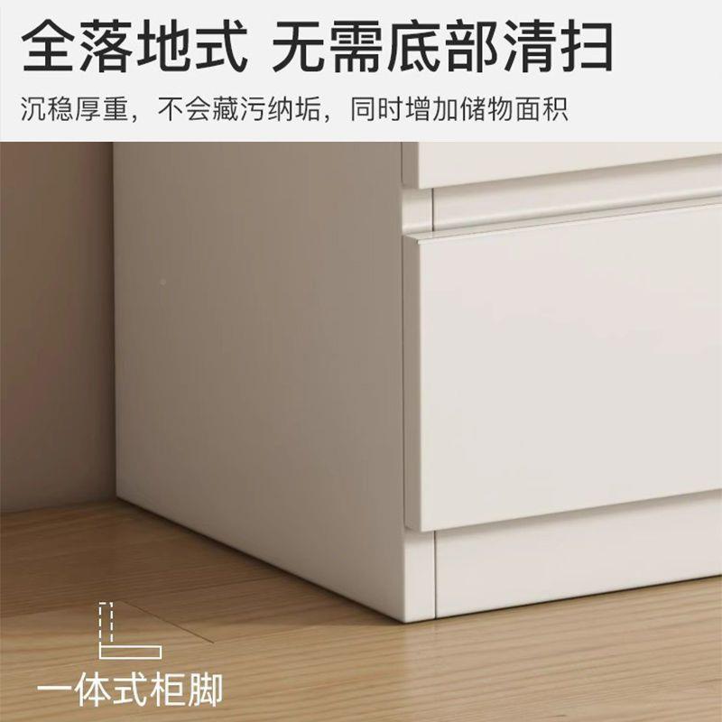 柜卧室收抽纳柜现斗代约五斗柜奶油简风梳妆台屉柜AQR客厅靠墙储