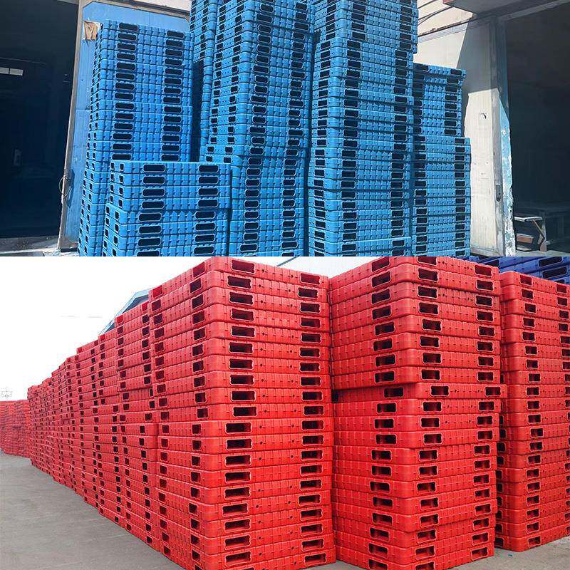 双面吹塑塑料托盘垛仓库码行业托盘SMCS料叉车货架塑塑料托盘厂家