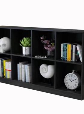 黑八格柜书柜落格子柜自由组置物架色储物柜床AL101320边收纳柜合