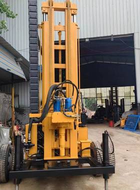 轮水两用钻履带式式水井钻气机打井设备钻机52363井机