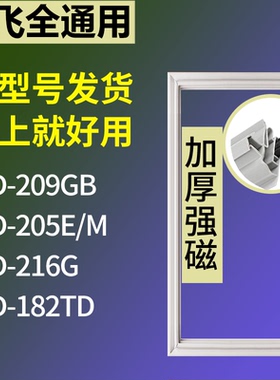 适配新飞冰箱BCD-209GB 205E/M 216G 182TD门密封条磁性吸力胶条