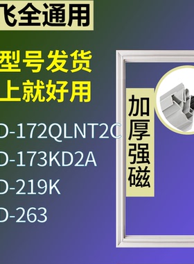 适配新飞冰箱BCD-172QLNT2C 173KD2A 219K 263门密封条吸力磁条圈