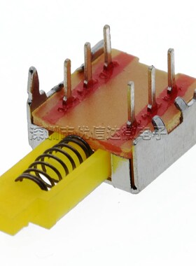 A05直键开关自锁开关PS22E02 A03/A04按键开关 黄色 复位开关