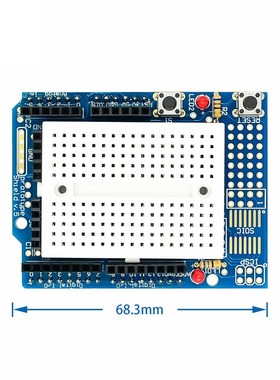 ProtoShield 机器人原型扩展板mini面包板学习开发板T 支持UNO R3
