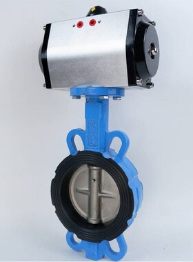 D671X气动蝶阀 对夹式不锈钢阀门dn50 65 8E0 100 150 200 250 30