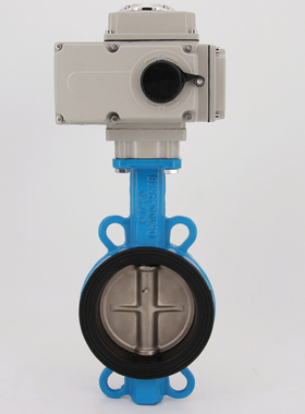 D971X-16Q电动蝶阀对夹式四氟不锈钢阀门DN40 50 65 1S00 150 200