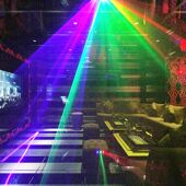 扇形3眼激光灯 三头红绿蓝KTV包房激光灯舞台舞厅效果灯