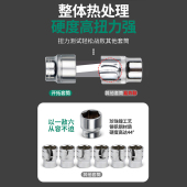 棘轮套筒扳手工具套装 加长万能外六角大中小飞快速扳套管汽修组合