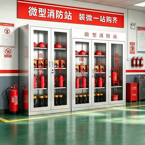 消防柜304不锈钢定制消防器材柜应急器材柜器材存放柜微型消防站