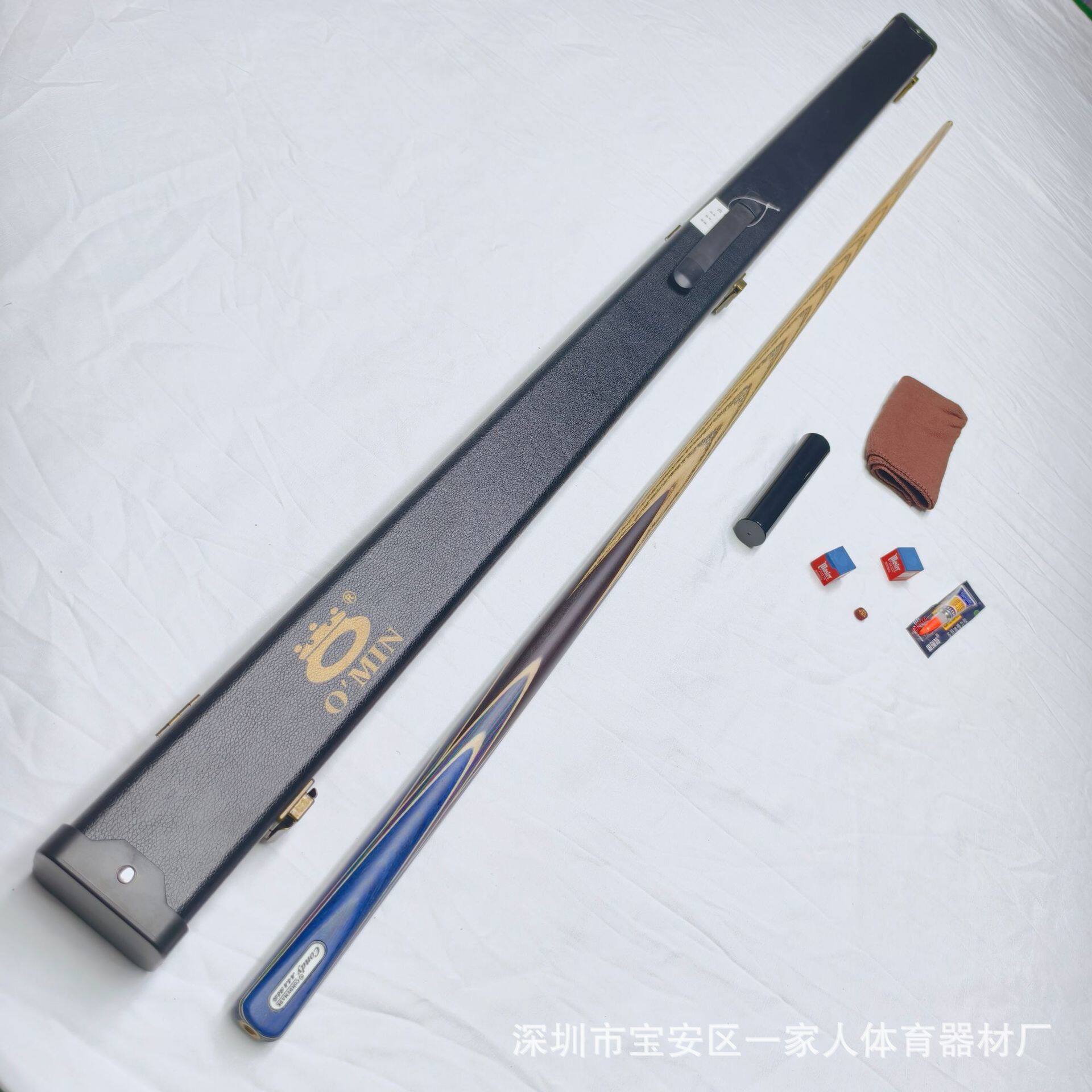 正品奥秘蓝雀会员台球杆小头套装黑8球杆10mm斯诺克中式桌球杆