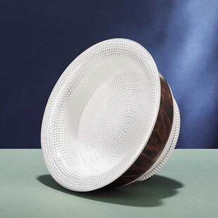 王师兄S99纯银手工包木碗藏式酒糌粑碗酥油茶银碗餐具供奉银碗