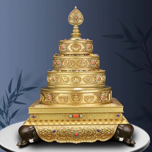 慧宝曼扎盘密宗摆件供佛用品