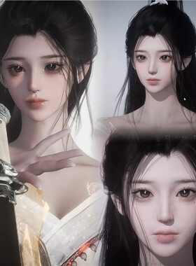 非常美丽的一张脸 燕云十六声捏脸女 端游手游通用