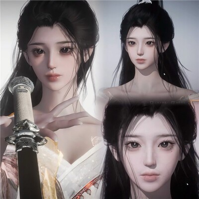 非常美丽的一张脸 燕云十六声捏脸女 端游手游通用