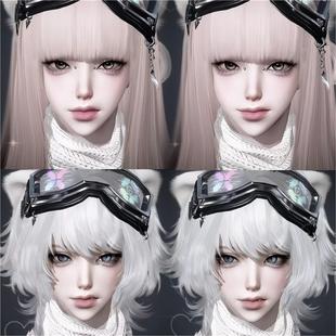 发2 荒诞黑胶 双生子 Iove cla 逆水寒手游捏脸女通用