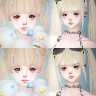 发2 小咪 咩咩 小清大王 逆水寒手游捏脸女通用