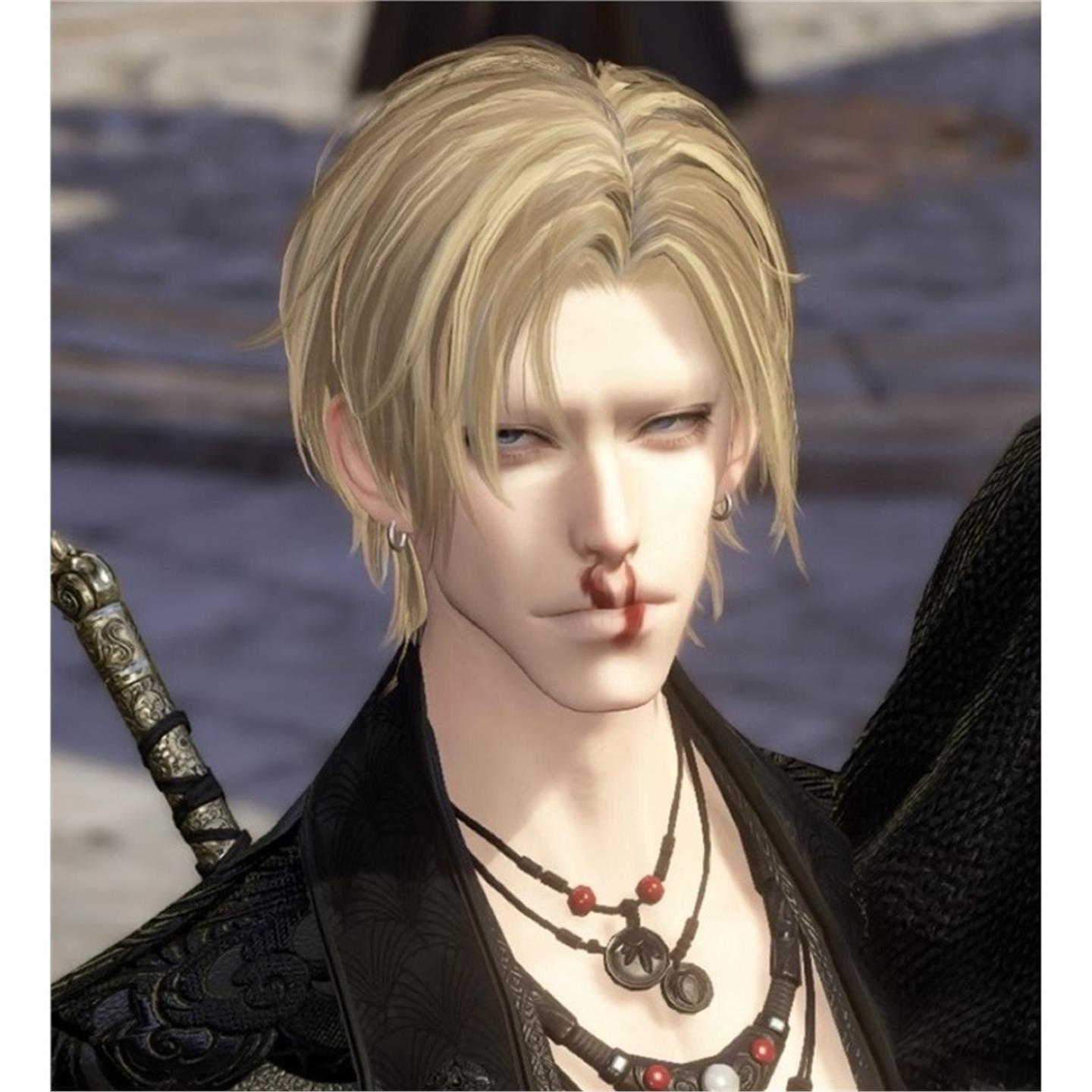 发2 莱斯 硬汉成男 逆水寒手游捏脸男通用