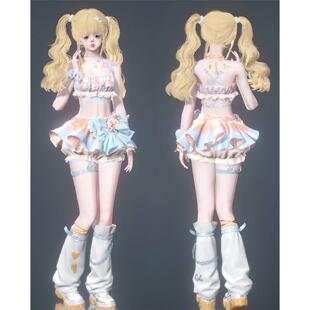 少女体型 少女肉肉腿带小熊体型 逆水寒手游体型