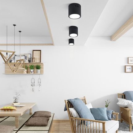 led明装筒灯 4寸5寸6寸8寸吸顶灯 北欧 圆柱 过道 商场办公楼吊灯