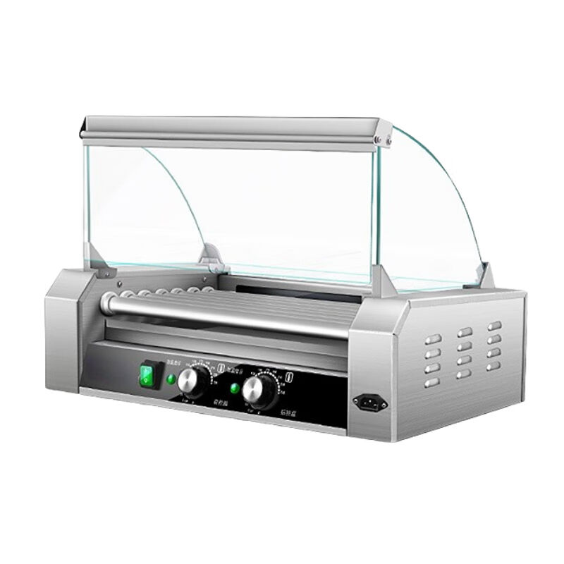 NGNLW商用电热烤肠机小型台式全自动迷你烤香肠热狗机摆摊【经济