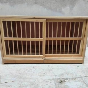 竹木配对笼防水板鸽子巢箱配对笼繁殖笼竹木防水板配对窝繁殖笼