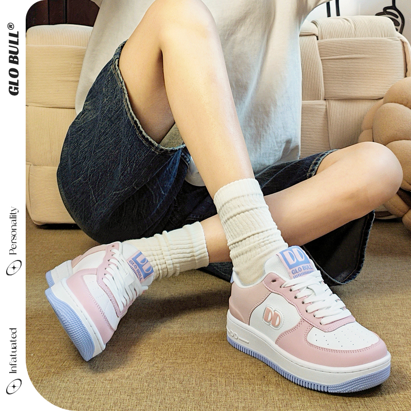 GLO BULL板鞋女款2025新款百搭厚底面包鞋子潮流百搭学生休闲运动