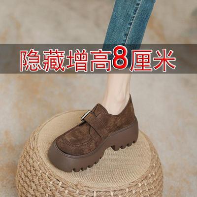 芭嫦葆2025新款英伦风乐福鞋