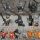 Subway Escape Peace Elite Vladi Tail Thorn Toy Сюаньюань Семиуровневый набор строительных блоков Минифигурка Черного орла Модель железного когтя mini 0